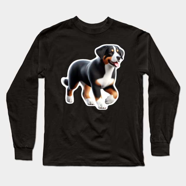 Appenzeller Sennenhund Long Sleeve T-Shirt by millersye